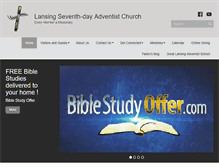 Tablet Screenshot of lansingadventist.org